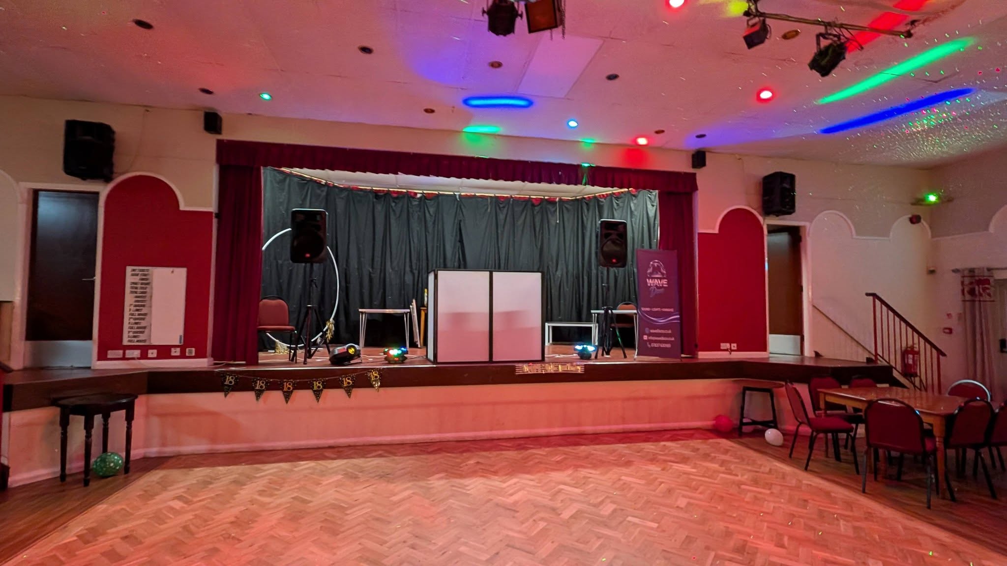 Hereford Welsh Social Club Disco Setup