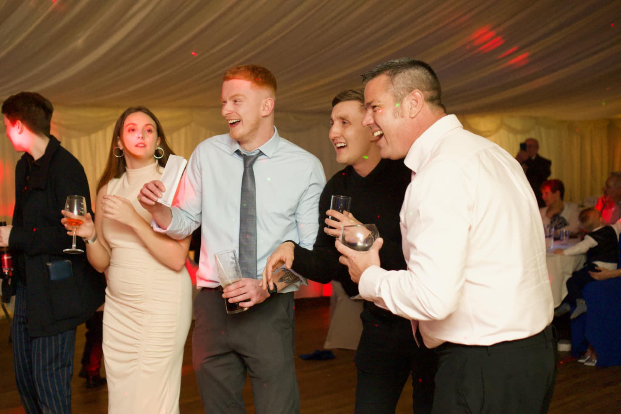 Wedding Venue Hereford, guests dancing